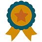 winner's rosette icon