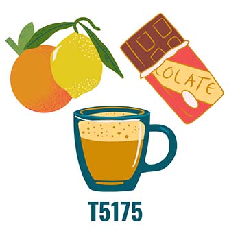 T5175 variety has no complexity, chocolate and citrus notes