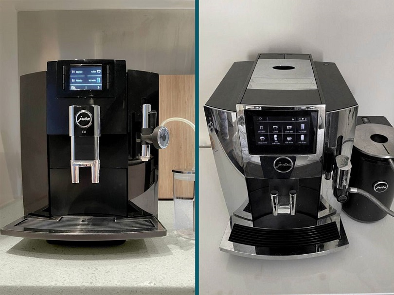 Jura E8 and S8 Side-by-Side Comparison