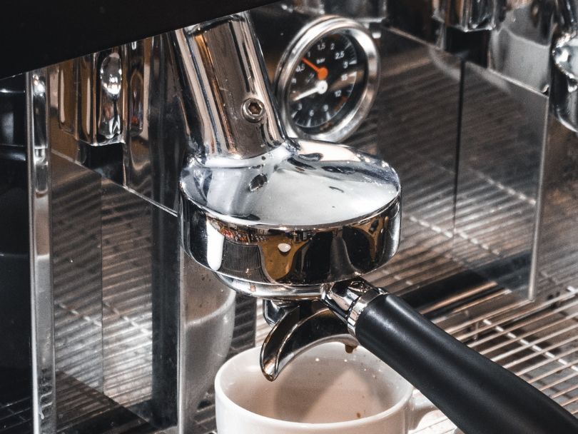 Pressure Gauge on Espresso Machine