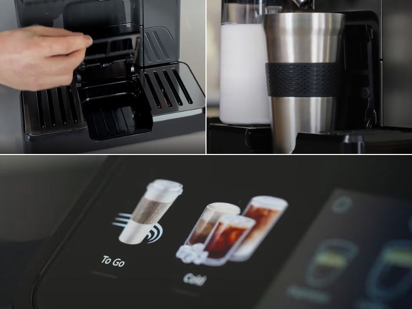 DeLonghi Eletta Explore - To-Go coffee function