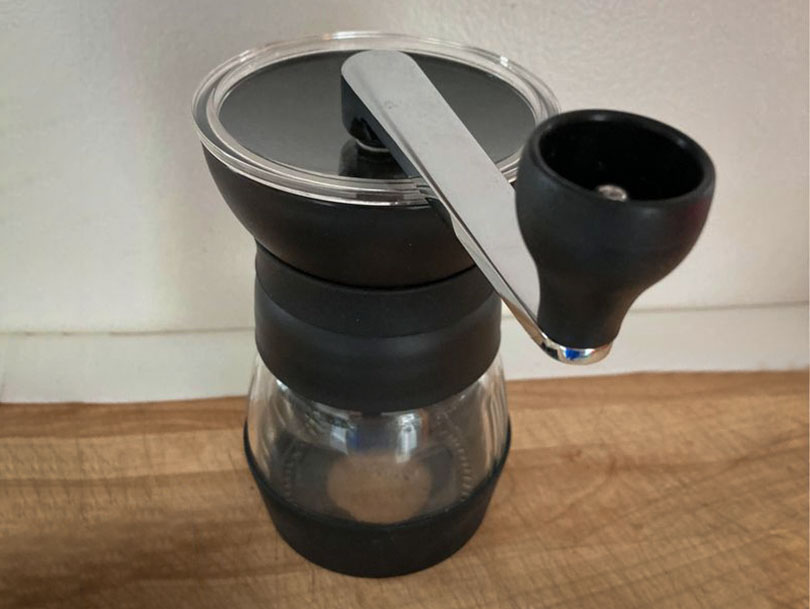 Hario Skerton Pro on kitchen counter