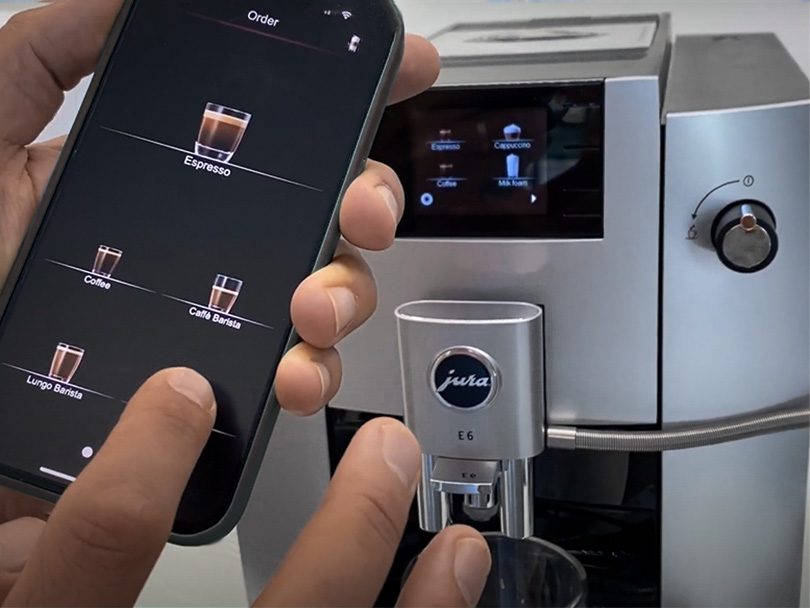 Using the JOE app to control the Jura E6