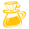hario v60 handdrawn icon