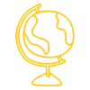 handdrawn globe icon